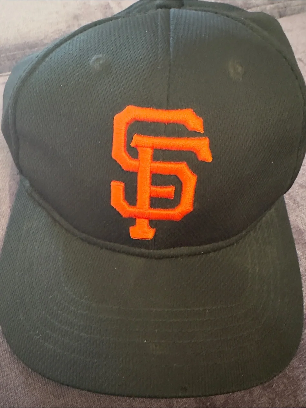 MLB San Francisco Giants Kids Black Hat with Orange Logo